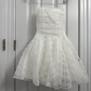 Macy's Alex & Sophia white dress